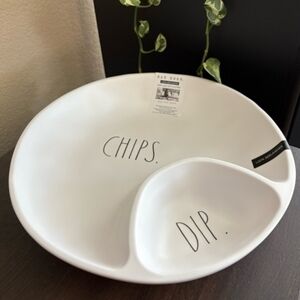 Rae Dunn Chip & Dip Platter